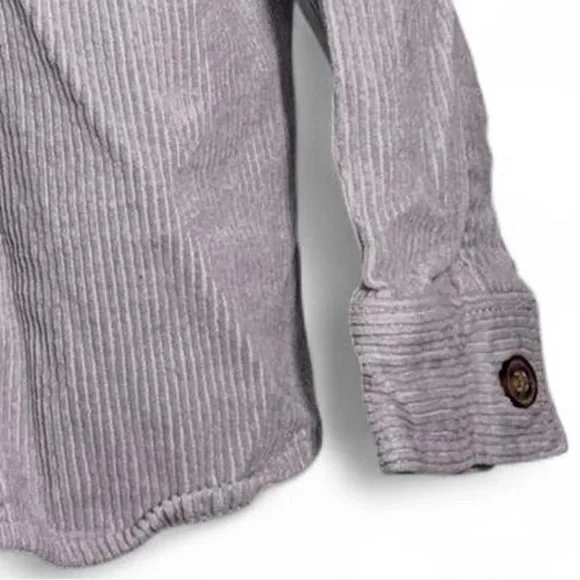 Buffalo David Bitton Gray Textured Shacket size S oversized. - Picture 6 of 7